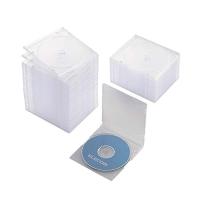 エレコム DVD CDケース プラケース スリム 1枚収納 50枚枚パック クリア CCD-JSCS50CR | La cachette