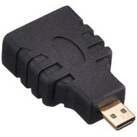 エレコム HDMI (メス) - micro HDMI (オス ) 変換アダプタ ブラック AD-HDAD3BK | La cachette