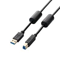 エレコム オーディオ USBケーブル USB3.0 A-B フェライトコア付 ノイズ低減 1m DH-AB3F10BK | La cachette