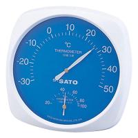 佐藤計量器製作所(SATO) 温湿度計 アナログ 大きい目盛 リビングやキッチンに TH-200 ファミリー | La cachette