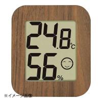 シンワ測定 デジタル温湿度計 環境チェッカーミニ木製 73233 ダークブラウン | スタイルキッチン