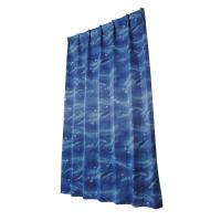 ユニベール 遮光ドレープカーテン ドルフィン ブルー 幅100cm×丈135cm 2枚組 | ショップ ラーコンシー21