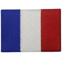 フランス 国旗 紋章 フランス語 アップリケ 刺繍入りアイロン貼り付け/縫い付けワッペン | ショップ ラーコンシー21