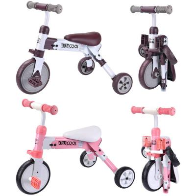 入手困難　お洒落　可愛い　ピンク　TRYBIKE トライク3輪　2輪に変身可 doi041501a.jpg
