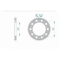 AFAM(アファム) Rスプロケット 525-47 15604-47 | レディースバイク用品店バイコ