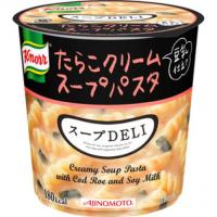 味の素　クノールスープDELIたらこクリームスープパスタ　豆乳仕立て（容器入）　44.7g×6個※取り寄せ商品　返品不可 | くすりのレデイハートショップ