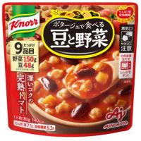 味の素　クノール　ポタージュで食べる豆と野菜　深いコクの完熟トマト　180g×7個 | くすりのレデイハートショップ