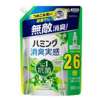 花王　ハミング消臭実感　リフレッシュグリーンの香り　詰替　980mL | くすりのレデイハートショップ