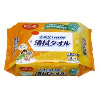 ピジョン　ハビナース　からださわやか　清拭タオル　30枚 | くすりのレデイハートショップ