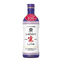 キッコーマン　いつでも新鮮　しぼりたて生しょうゆ　620mL | くすりのレデイ羽島Yahoo!店