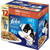 フィリックス　やわらかグリル　成猫　お肉バラエティ　12袋 | くすりのレデイ撫川Yahoo!店