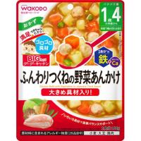 和光堂　ビッグサイズのグーグーキッチン　ふんわりつくねの野菜あんかけ　1歳4か月頃から　100g | くすりのレデイ撫川Yahoo!店