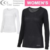 C3fit シースリーフィット クーリング ラウンドネック ロングスリーブ C3fit レディース GCW62111 Cooling Round Neck Long Sleeves | Lafitte ラフィート スポーツ