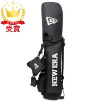 ニューエラ NEW ERA ゴルフ キャディーバッグ スタンド式 ワードマークロゴ ベーシックポーチ付き 13517853 | Lafitte ラフィートスポーツ