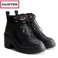 ハンター HUNTER レディース エクスプローラー アンクル レースアップ ヒールブーツ WFP1106LNR-BLK | Lafitte ラフィート スポーツ