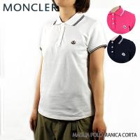 MONCLER モンクレール ポロシャツ ロゴ ワッペン コットン WHITE 