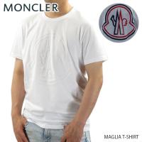 MONCLER モンクレール BIG ロゴ クルーネック Tシャツ WHITE ホワイト MONCLER モンクレール BIG ロゴ クルーネック Tシャツ WHITE ホワイト