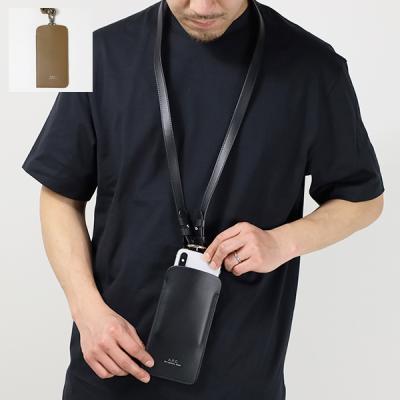 新品】A.P.C レザーネックストラップ - メルカリ