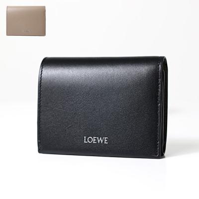 LOEWE メンズ三つ折り財布（色：ブラック系）｜財布｜ファッション