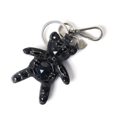 PRADA プラダ バッグチャーム キーホルダー キーリング ナットベア