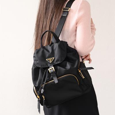 プラダ PRADA ナイロン ダブルポケットミニリュック ブラック プラダ リュックのおすすめ人気商品一覧 通販 - Yahoo!ショッピング