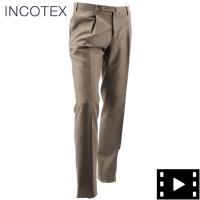 インコテックス INCOTEX ノープリーツ スラックス コットンパンツ インコテックス INCOTEX ノープリーツ スラックス コットンパンツ