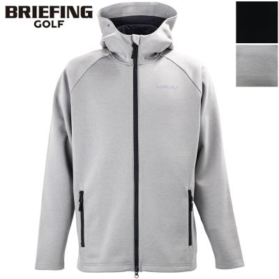 BRIEFING GOLF フード付きナイロンジャケット M グレー BRIEFING GOLF ゴルフ メンズジャケット（色：グレー系）｜メンズ