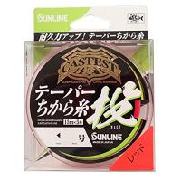 サンラインSUNLINE ナイロンライン CASTEST テーパー力糸投 75m #2-8 レッド | LaLaofficial7