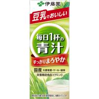 伊藤園 毎日１杯の青汁まろやか豆乳ミックス 200ml×12本セット 紙パック　 | カブセンターYahoo!店