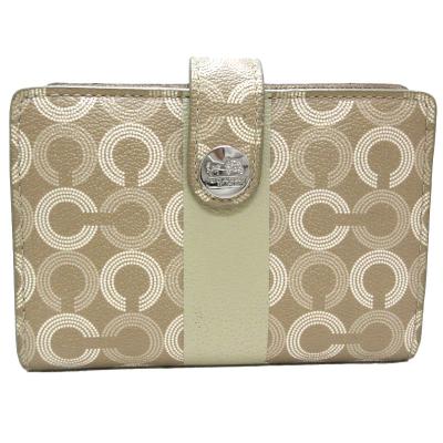 COACH レディース二つ折り財布(色:ベージュ系)の商品一覧 COACH レディース二つ折り財布(色:ベージュ系)の商品一覧