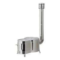 ホンマ製作所 薪ストーブ ステンレス 時計1型ストーブセット ASS-60の