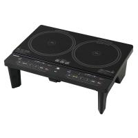 山善 IHクッキングヒーター 2口 脚付き YES-WL1456 B | Arclands Online ヤフー店
