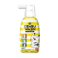 ZENBU WASH ポケットモンスター 300ml ポケモン ピカチュウ 髪 ヘアケア シャンプー 全身 体 ボディソープ お子様 子供 プレゼント ギフト バンダイ | SUGARTIME