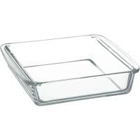 iwaki(イワキ) 耐熱ガラス ケーキ型 ケーキ焼き皿 グラタン皿 角型 25.5×21×6cm KBC222 | LANUI