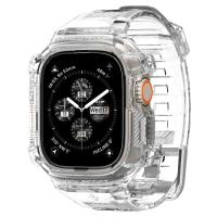 Apple Watch Ultra2 バンド 49mm 45mm 44mm 42mm 一体型 耐衝撃 PC TPU 二重構造 スポーツバンド 落下 衝 | LANUI