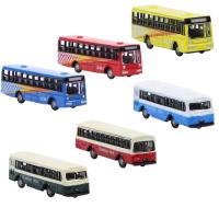 バスコレクション バス模型 ミニバス 車模型 1:150 6本入り 路線バス模型 建物模型 ジオラマ 情景コレクション 教育 DIY | LANUI