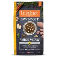 Instinct 犬用 生肉フリーズドライ入り グレインフリードッグフード チキン rawBOOST 1.8kg | LANUI