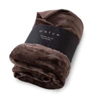 mofua ( モフア ) 掛け布団カバー 布団を包める ぬくぬく 毛布 シングル ブラウン 40250106 | LANUI