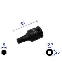 ナック ヘキサゴンレンチソケット ショートタイプ 差込角12.7x対辺5mm 405C | 機械工具のラプラス