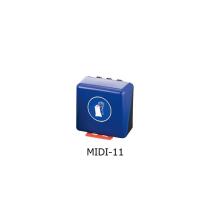 保護手袋用(ロング)安全保護用具保管ケース ブルー MIDI-11 3-7121-11 | 機械工具のラプラス