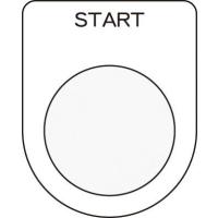 アイマーク IM 押ボタン/セレクトスイッチ(メガネ銘板) START 黒 φ22.5 P22-35 | 機械工具のラプラス