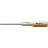 TRUSCO 木柄貫通ドライバー 刃先+2 100mm TWKD-2-100 | 機械工具のラプラス