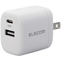 エレコム ELECOM AC充電器 USB充電器 USB PD準拠 30W USB-C/USB-A各1ポート ホワイト MPAACCP30WH | 機械工具のラプラス