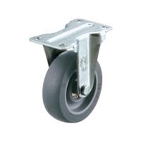 ユーエイ プレート式 固定 キャスター エラストマー 車輪径75mm SILENTタイプ ER型 取付寸法56×28 ER75ELSBH93 | 機械工具のラプラス