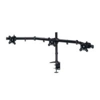 サンワサプライ モニターアーム(3画面・横並び) CR-LAC312BK | 機械工具のラプラス