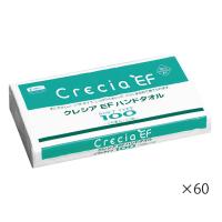 ナビス クレシアEFハンドタオルソフト 2枚重ね 218×230mm 100組×60袋入37018 5-5057-01 | 機械工具のラプラス