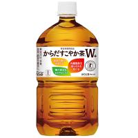 コカ・コーラ社製品 からだすこやか茶Ｗ+ 1.05L PET 1ケース 12本 1.05L トクホ 特保 ダイエット 特定保健用食品 ほうじ茶 烏龍茶 | LARGO Yahoo!店