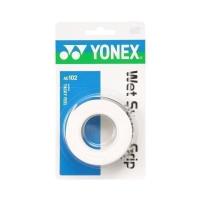 3個セット ヨネックス AC102 ホワイト ウェットスーパーグリップ  YONEX | LARGO Yahoo!店