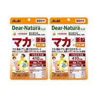 2個セット アサヒ ディアナチュラスタイル マカ×亜鉛 120粒 (60日分) パウチタイプ Dear Natura | LARGO Yahoo!店