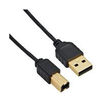 サンワサプライ KU20-SL15BKK 極細USBケーブル　（USB2.0　A-Bタイプ） | LARGO Yahoo!店